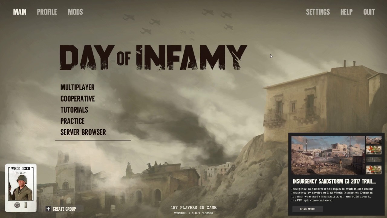 day of infamy bayonet
